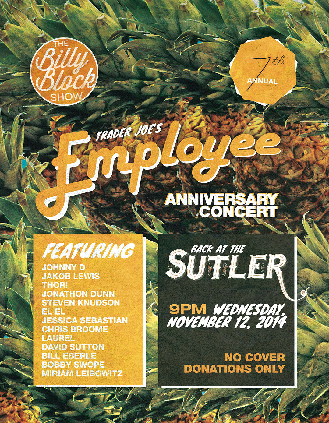 Trader Joe’s Anniversary Concert /// The Billy Block Show